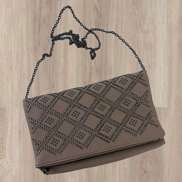 Urban Expressions Crossbody with Studded Design & Chain Strap - Picture 1 of 9